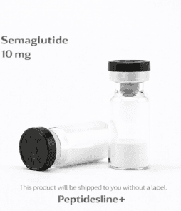 Semaglutide 10 mg vial for weight management and diabetes treatment.
