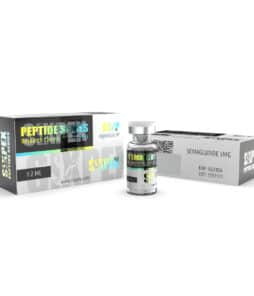 Peptidesline research peptide vial for laboratory use, labeled SEMAGLUTIDE 5MG.