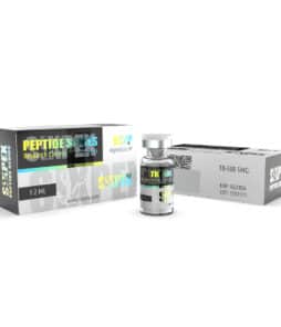 Peptidesline syringe with TB-500 5mg peptide for research use.