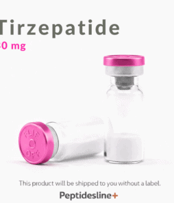 Tirzepatide 30 mg vial for weight management and diabetes treatment. High-quality peptides from Pept.