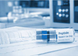 Research peptide vial for laboratory use at Peptidesline.